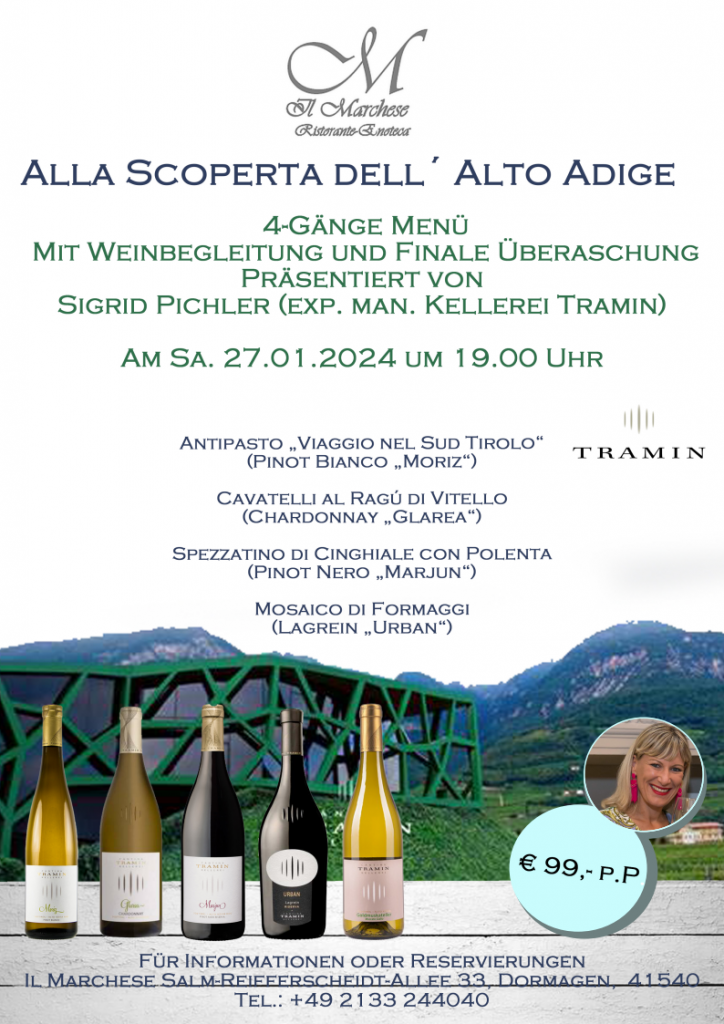 Kellerei Tramin bei IL Marchese Dormagen